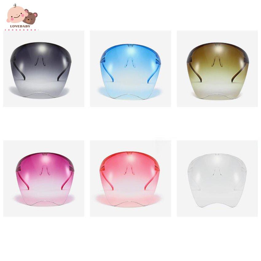 [HOT]Nam và nữ BLOCC tấm che mặt lớn Gương acrylic Oversized Full Face Shield kính bảo vệ, kính bảo hộ, kính bảo hộ, nắp chắn gió ngoài trời, SMATO rõ ràng