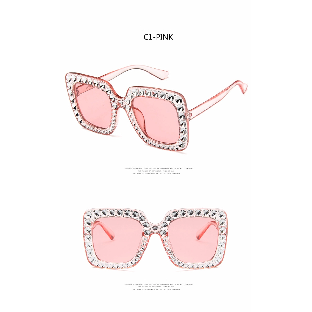 Kính mát khung lớn thời trang Âu Mỹ