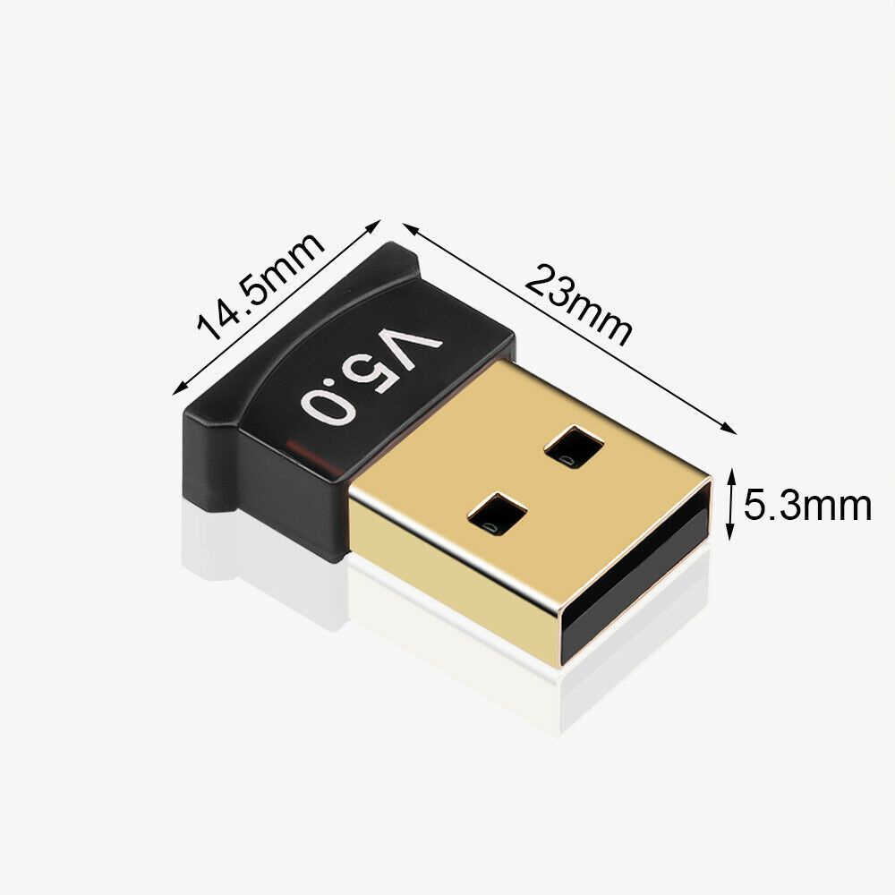 Usb Nhận Tín Hiệu Bluetooth 5.0 Mini Cho Windows 7 / 8 / 10 Pc Laptop