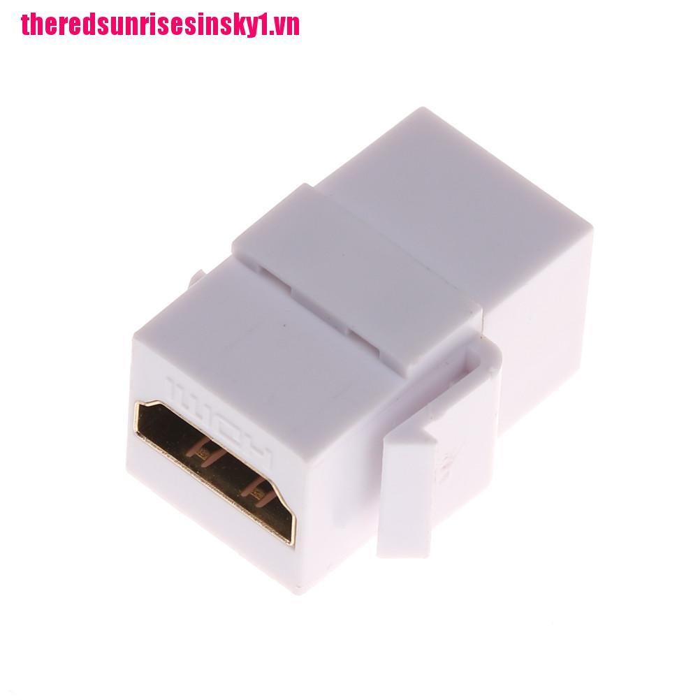 (3C) Giắc Chuyển Đổi Hdmi Keystone Jack Coupler Insert Female To Female Converter