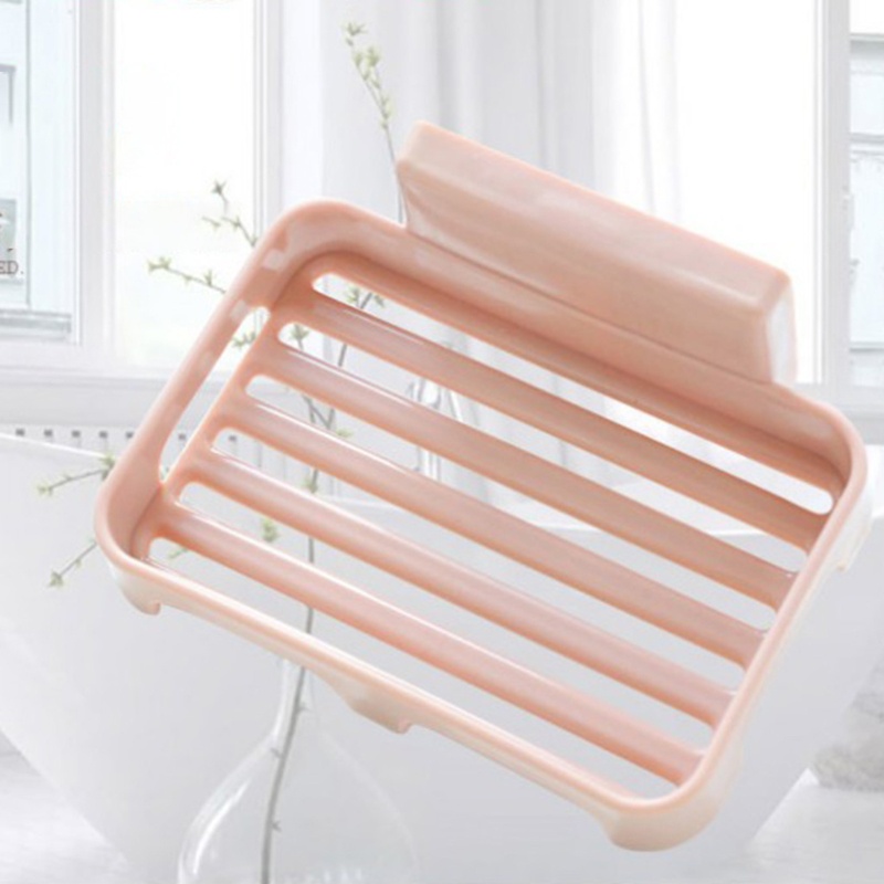 Giá Đỡ Xà Phòng Handmade Có Cốc Hút Gắn Tường Không Cần Đục Lỗ Thoát Nước Hiện Đại