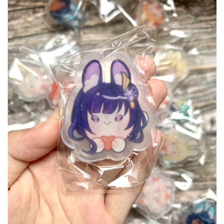 Kẹp Acrylic Tym Genshin Impact độc quyền - artist Hunmyi