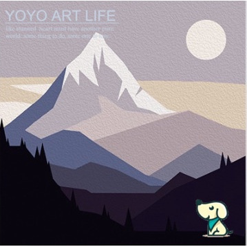 Bộ 20x20cm noframe tranh sơn dầu số hoá vải canvas màu acrylic  không kèm khung trang trí DIY Tranh tô màu theo số  moon star