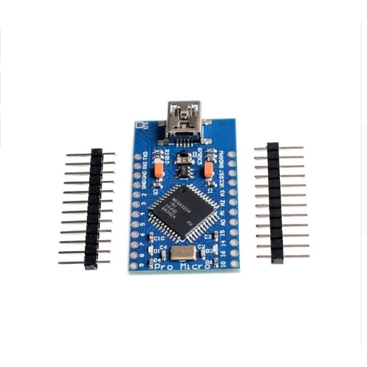 New Pro Micro for arduino ATmega32U4 5V/16MHz Module with 2 row pin header For Leonardo in stock . best quality