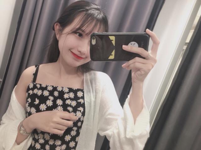 [Ảnh thật/Video] Váy 2 dây hoa cúc 2 màu đen/tím - đầm 2 dây hoa nhí ( có bán áo len mỏng khoác ngoài) | BigBuy360 - bigbuy360.vn