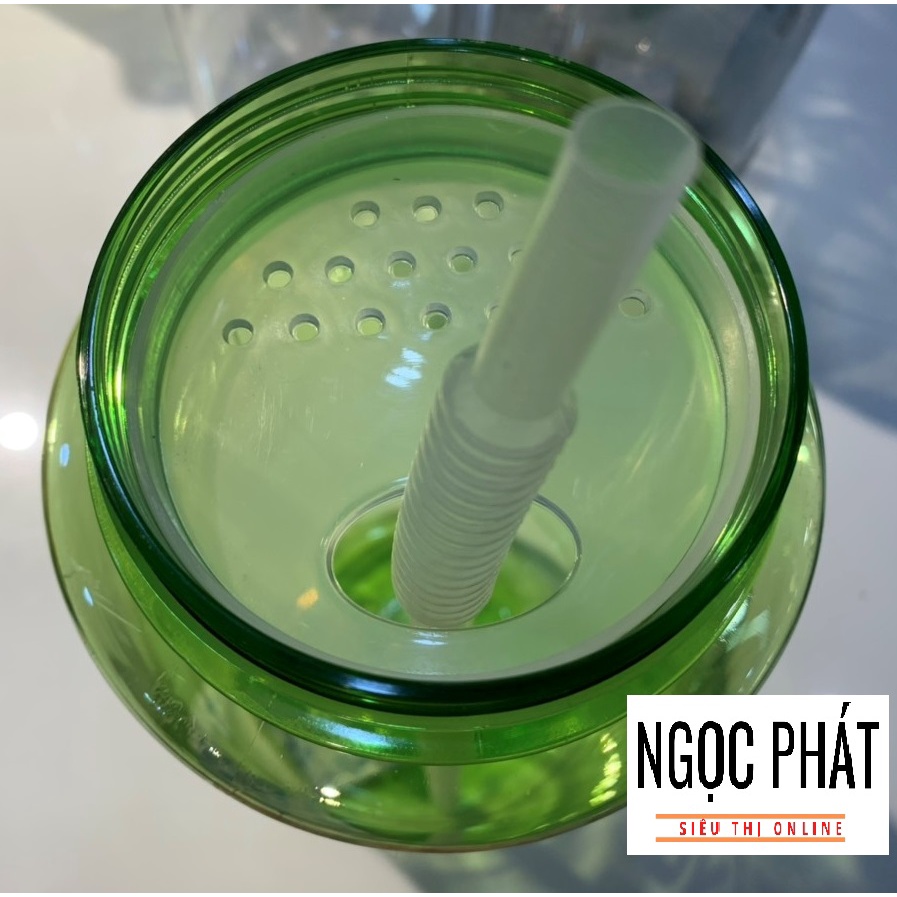 BÌNH NƯỚC THỂ THAO DUNG TÍCH 1.8L, CÓ NẮP LẬT, ỐNG HÚT AN TOÀN TIỆN LỢI