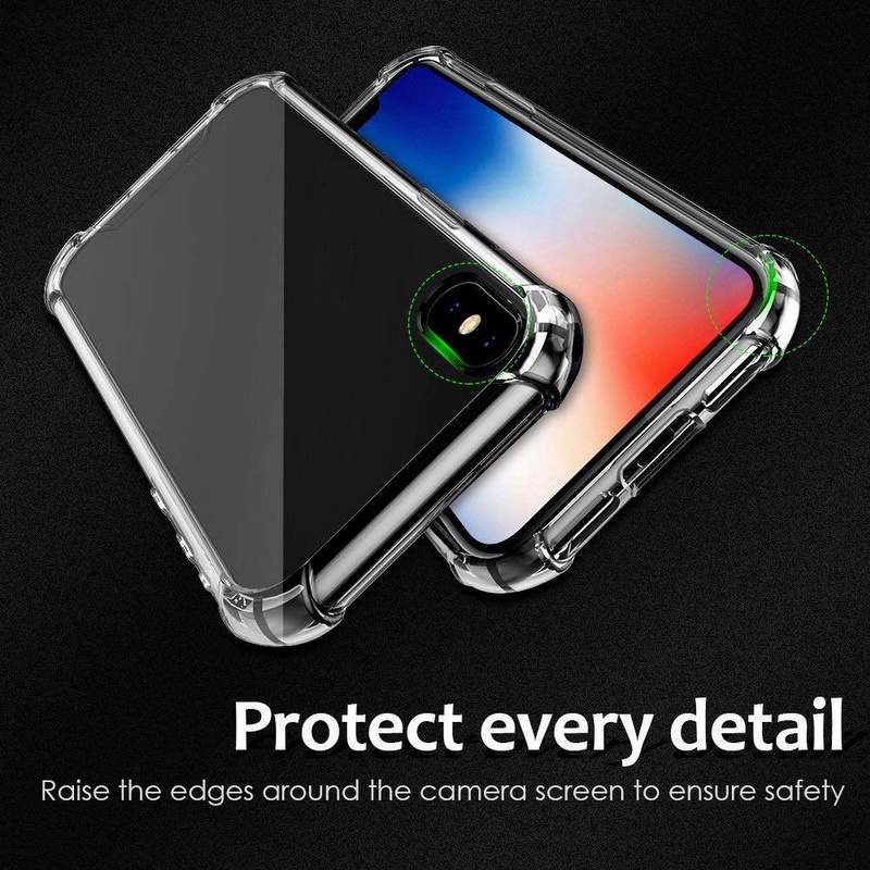 Ultra Ốp Điện Thoại TPU Trong Suốt Có Túi Khí Chống Sốc Cho iPhone 14 13 12 11 Pro MAX Mini X XR XS MAX 8 7 6 6s Plus + SE 2020