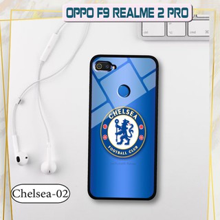 Ốp lưng kính 3D OPPO F9/ Realme 2 Pro -hình đội bóng