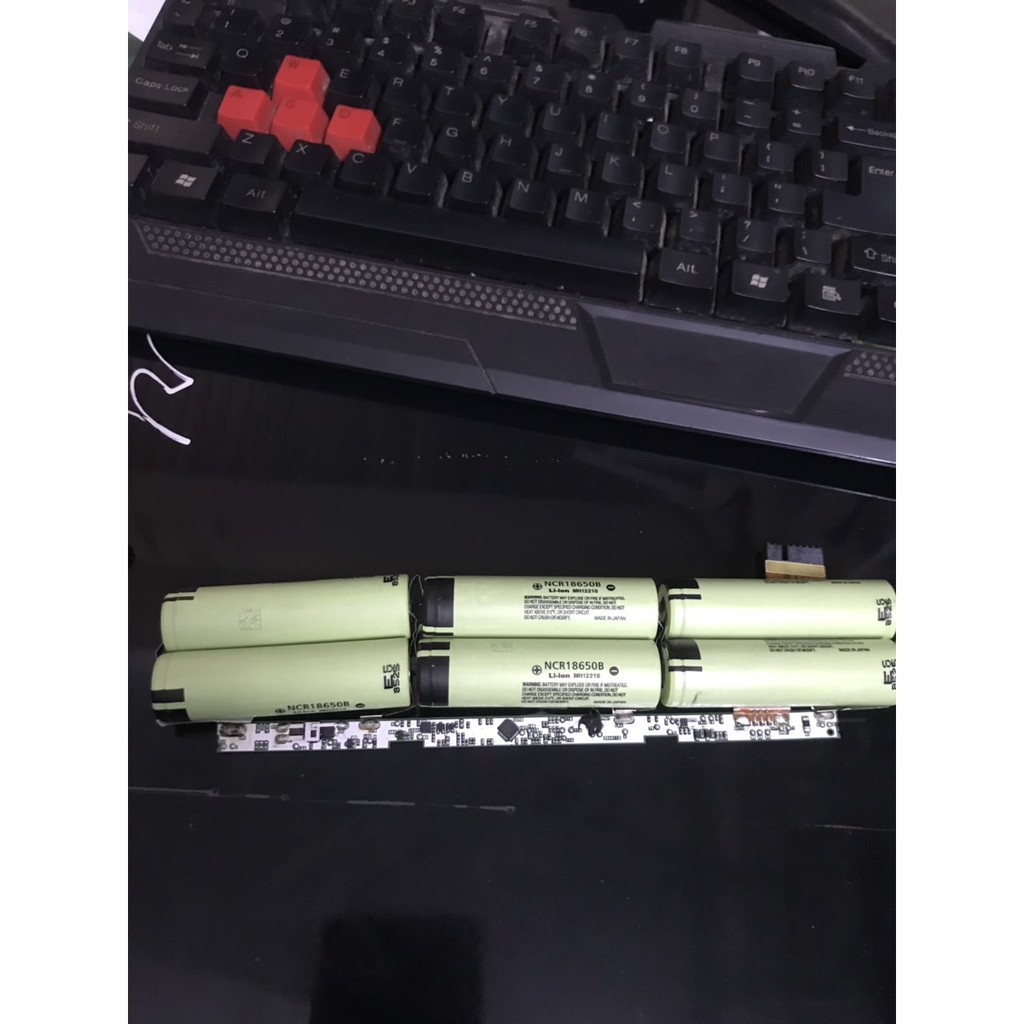 Combo 6 Cell Pin Panasonic NCR18650B dung lượng 3400mAh mới 100% rã từ Pin Laptop Chính Hãng MH12210 Japan