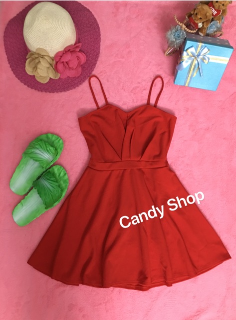 Đầm 2 dây dáng xoè siêu xinh + Ảnh thật | BigBuy360 - bigbuy360.vn