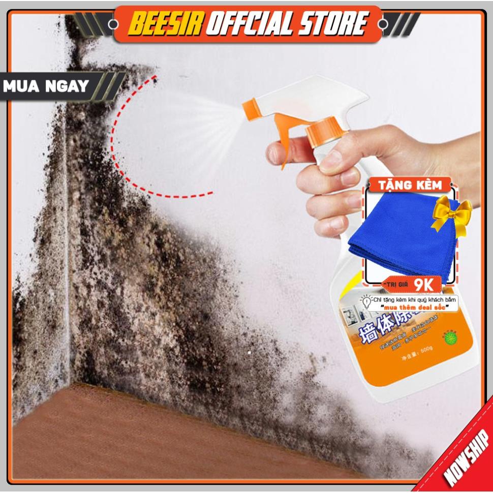 Bình Xịt Tẩy Nấm Mốc Tường Nhà, Phòng Tắm ,Nhà Bếp 500ml BEESIR