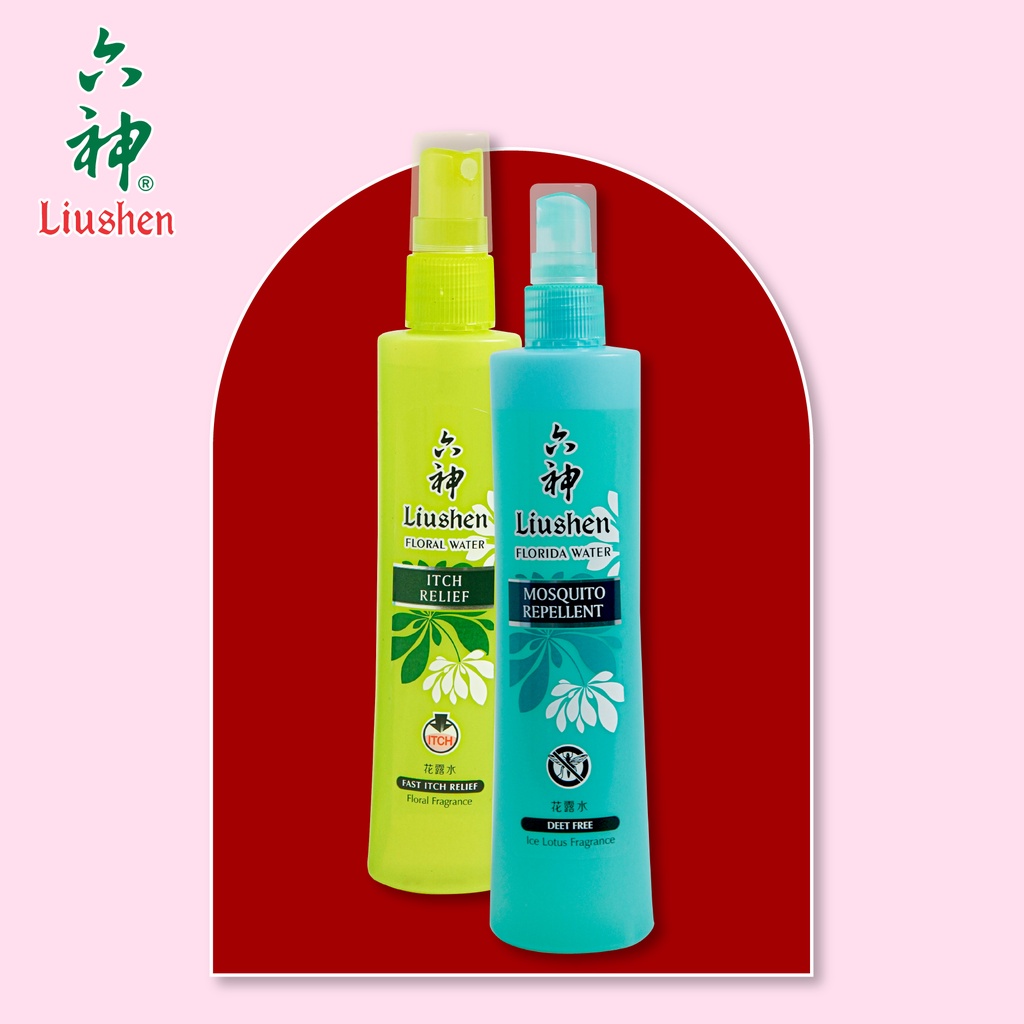 Combo chai xịt chống muỗi và xịt chống ngứa Liushen dung tích 80ml