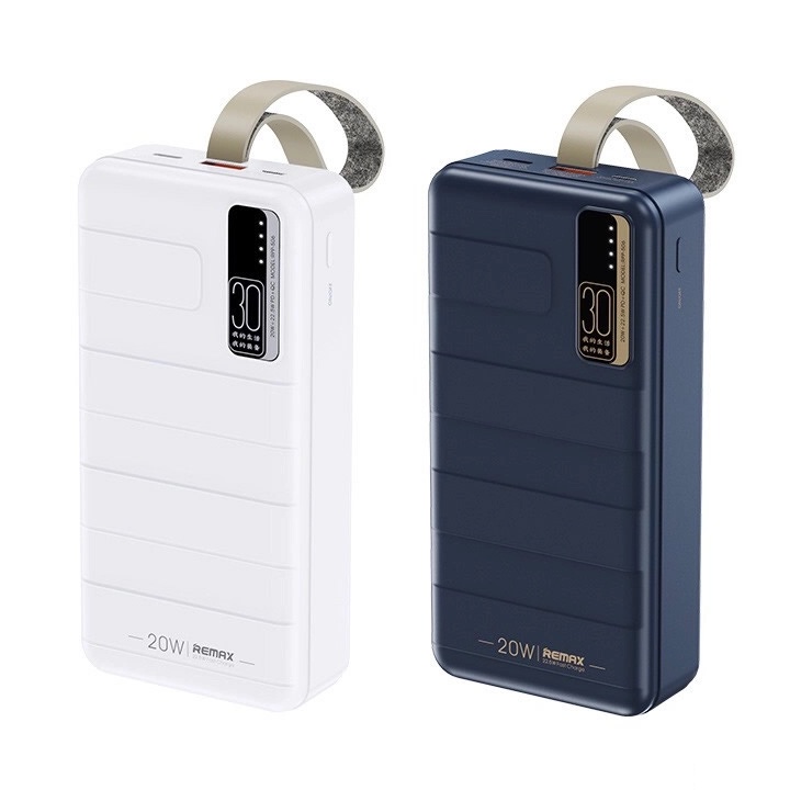 Pin dự phòng sạc nhanh Remax RPP-506 Noah Series 30000mAh an toàn đi máy bay - hỗ trợ QC 22.5W và PD 20W