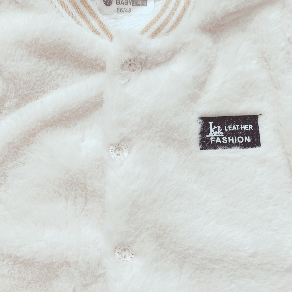 Body lông ủ ấm cho bé 0-12 tháng Hàng cao cấp xuất khẩu Châu Âu SLD32