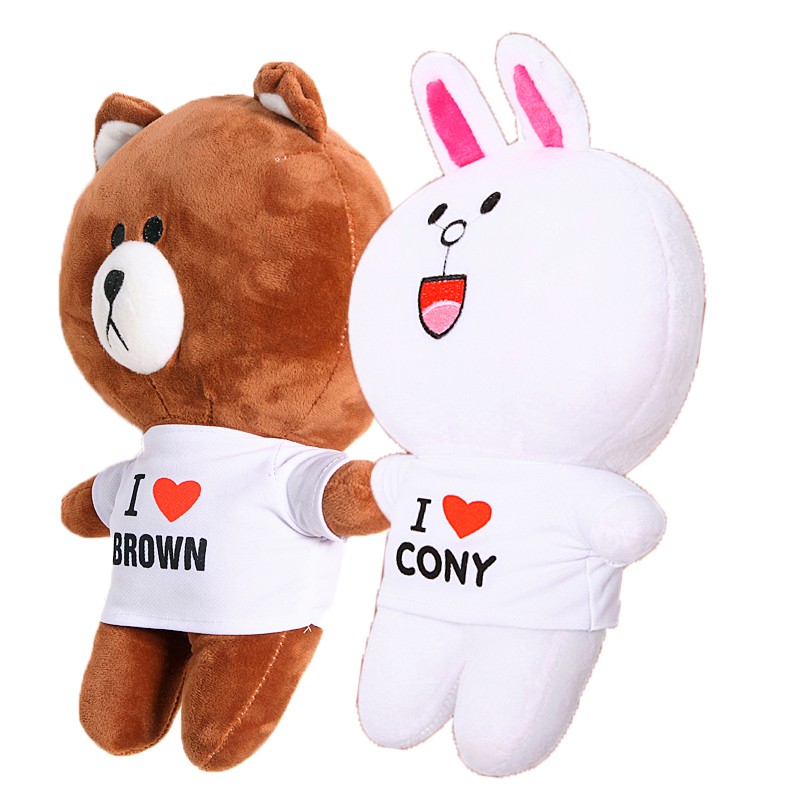 Combo gấu bông brown cony