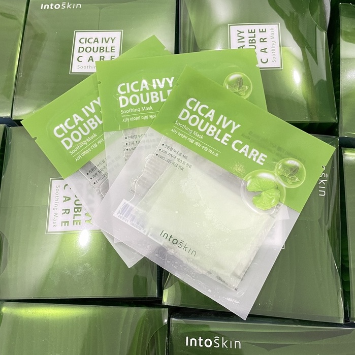 Mặt nạ rau má Into Skin Cica Ivy Double Care Soothing Mask
