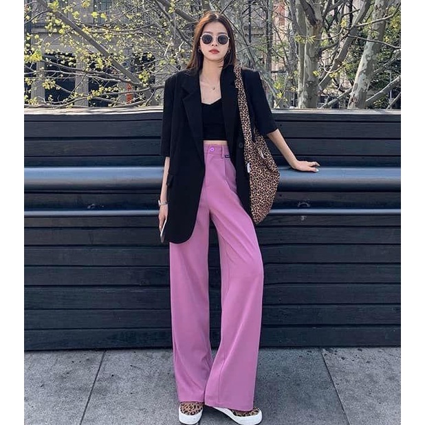 Vest Oversize Ngắn Tay Blazer Dáng Rộng Eclipse Clothing