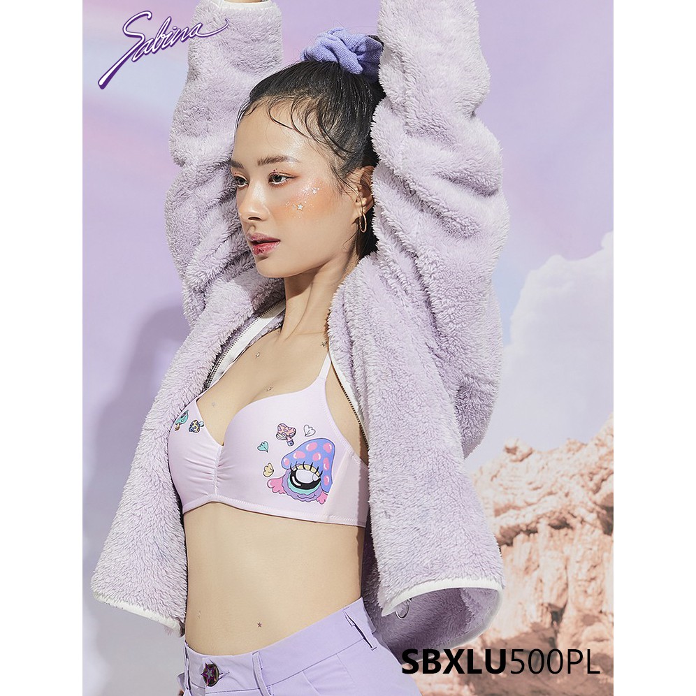 Combo Áo Lót Mút Mỏng Và Quần Đồng Bộ Hồng Nhạt Phối Hoa Văn Ano Collection By Sabina SBXLU500PL+SUXLU500PL | BigBuy360 - bigbuy360.vn