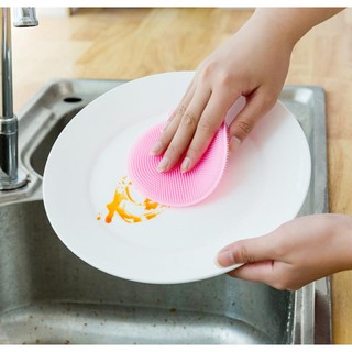 COMBO 5 Miếng Rửa Chén Bát Silicon Đa Năng Siêu Sạch