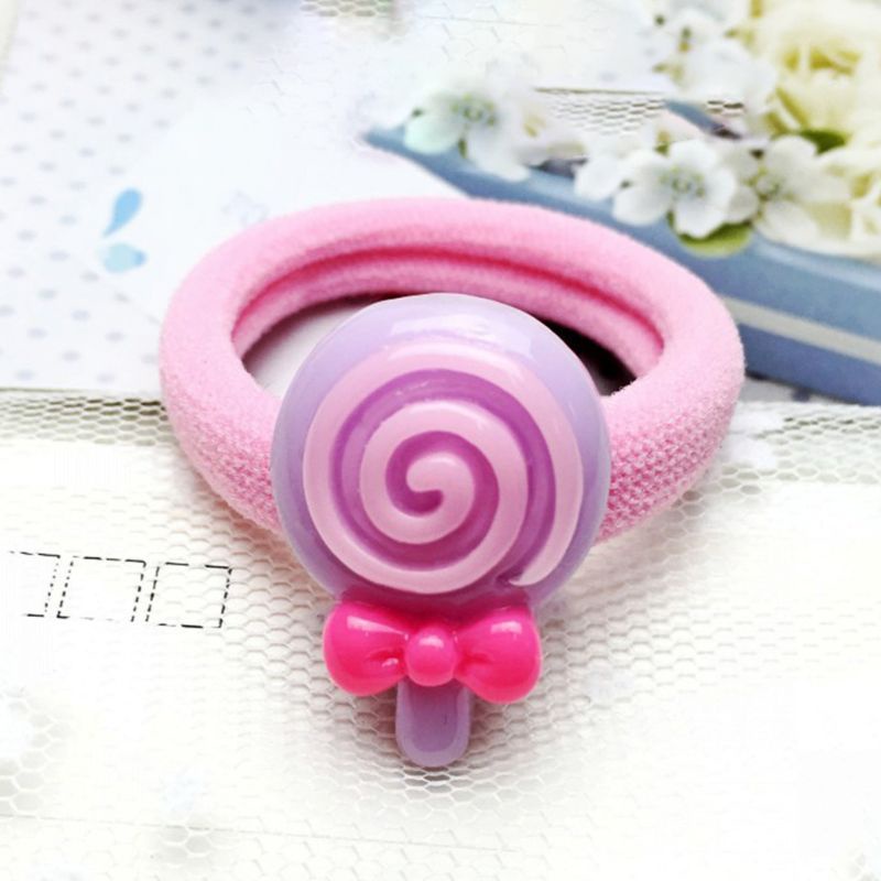 1 Dây Cao Su Đàn Hồi 4cm Nhiều Màu Sắc In Hình Trái Cây Hoạt Hình Cho Bé