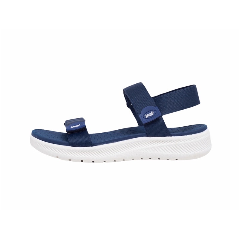 Giày Sandal Nữ Đi Học YANKI Chính Hãng Quai Ngang YK68 - Xanh Navy