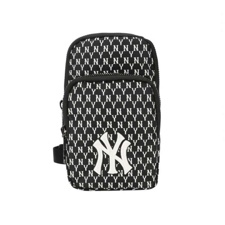 [Hàng sẵn thương hiệu MLB Hàn Quốc] Túi đeo chéo MLB Monogram Mini Cross Bag New York Yankees 32BGDK111-50L