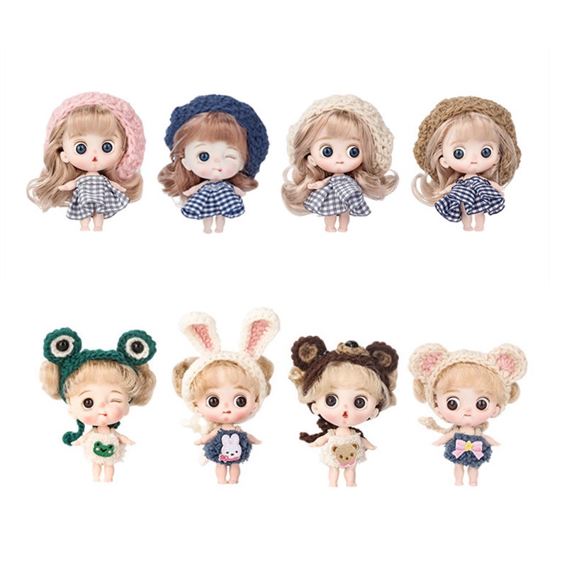 Mới Búp Bê Đồ Chơi OB11 BJD 1 / 12 Mini 10cm 13cm