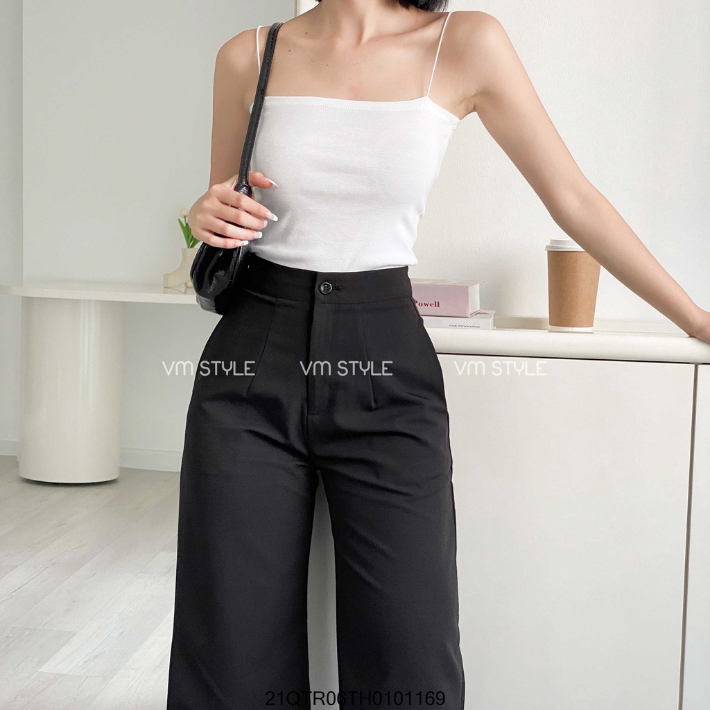 Quần tây ống suông trơn 09101 thời trang nữ VM STYLE 22QTR03TH2202