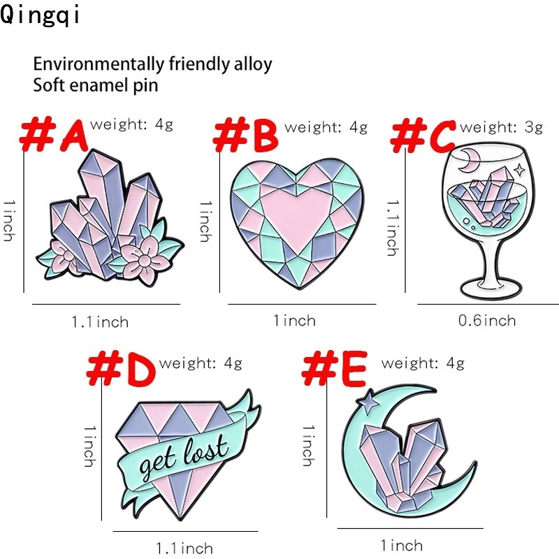 Ghim cài áo Miss Zoe hình mặt trăng hoạt hình nhiều kiểu dáng tùy chọn sáng tạo