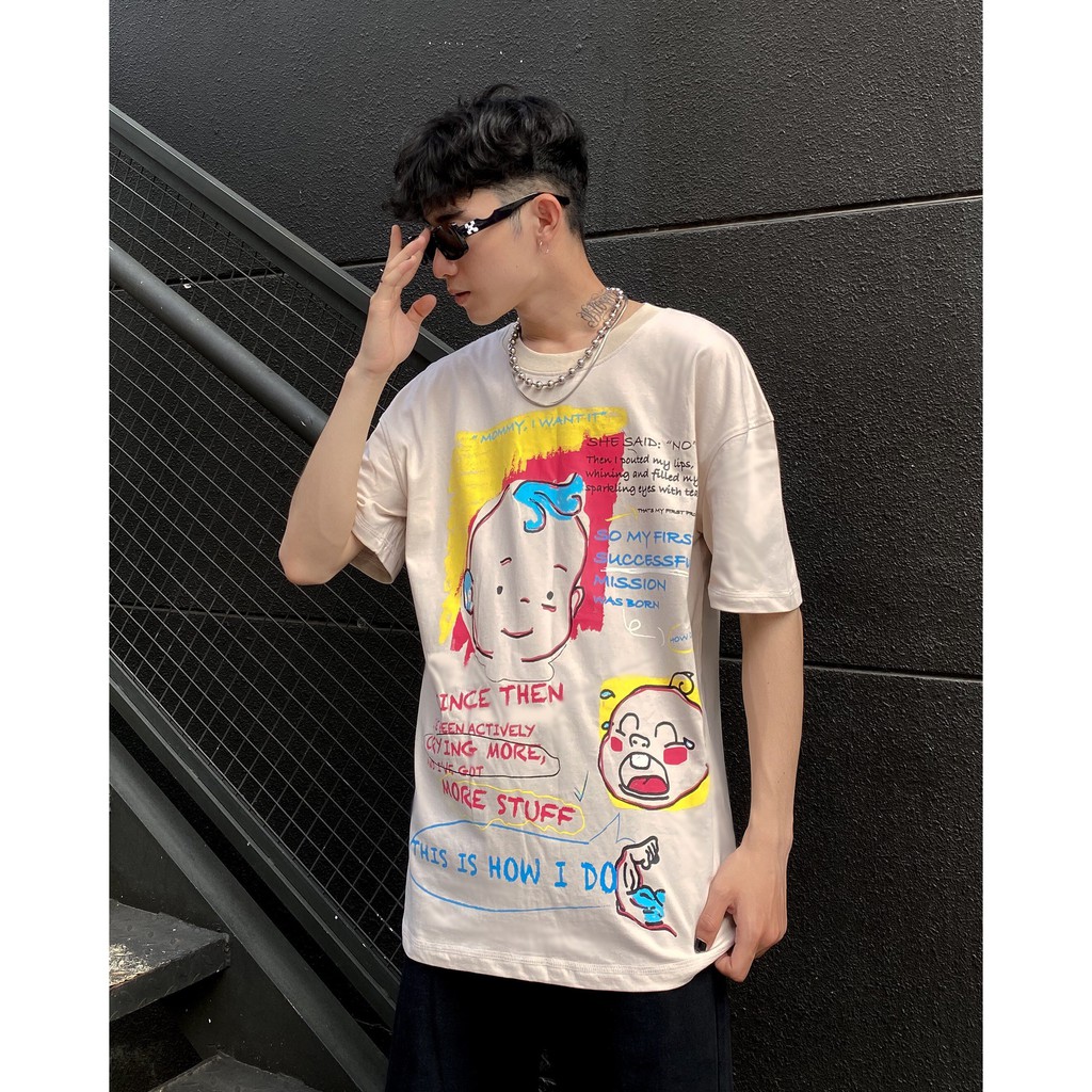 Áo thun unisex SWALLA CRY-BABY 100% PREMIUM COTTON - LOCAL BRAND chính hãng