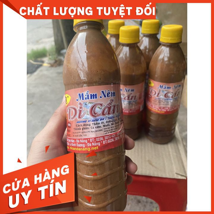 Mắm nêm dì cẩn - (chai 250g 500g) - đặc sản Đà Nẵng - thơm ngon đậm đà hương vị dân dã miền Trung