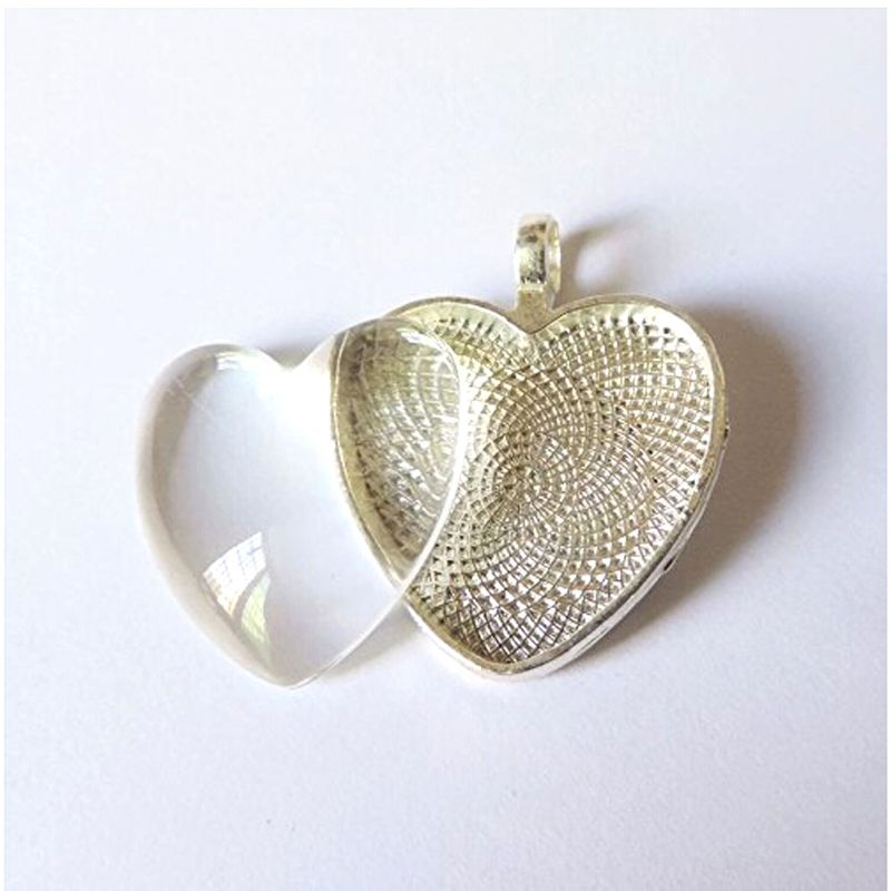 Arin Set 10 Khuyên Tai Trái Tim Rỗng Mạ Vàng / Bạc Làm Khuyên Tai