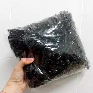 100g Dây chun nịt buộc tóc đen, socola