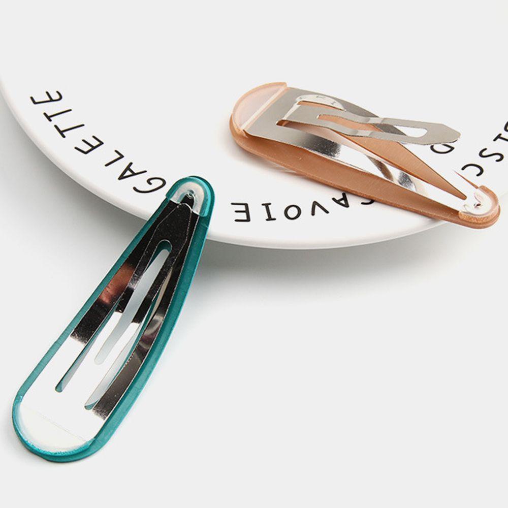 Kẹp Tóc Kim Loại Màu Trơn Thời Trang Cho Nữ