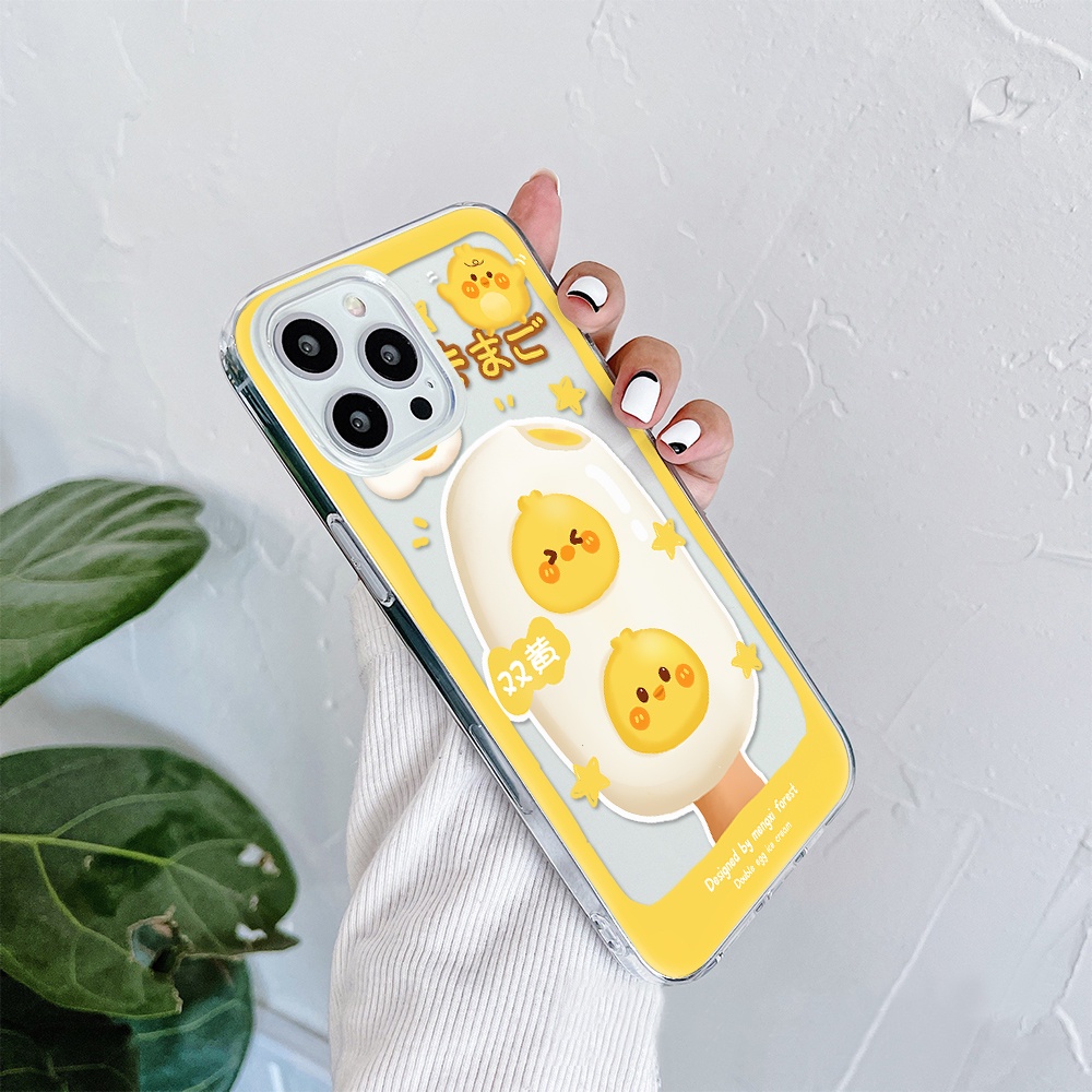 Ốp Điện Thoại Hình Gấu Ăn Kem Cho Iphone 11 Pro Max 12 Pro Max 13 Pro Max Mini Iphone 6 7 Iphone 8 Iphone 6 7plus Iphone Se 2020 Iphone X Xs Xr 5 4