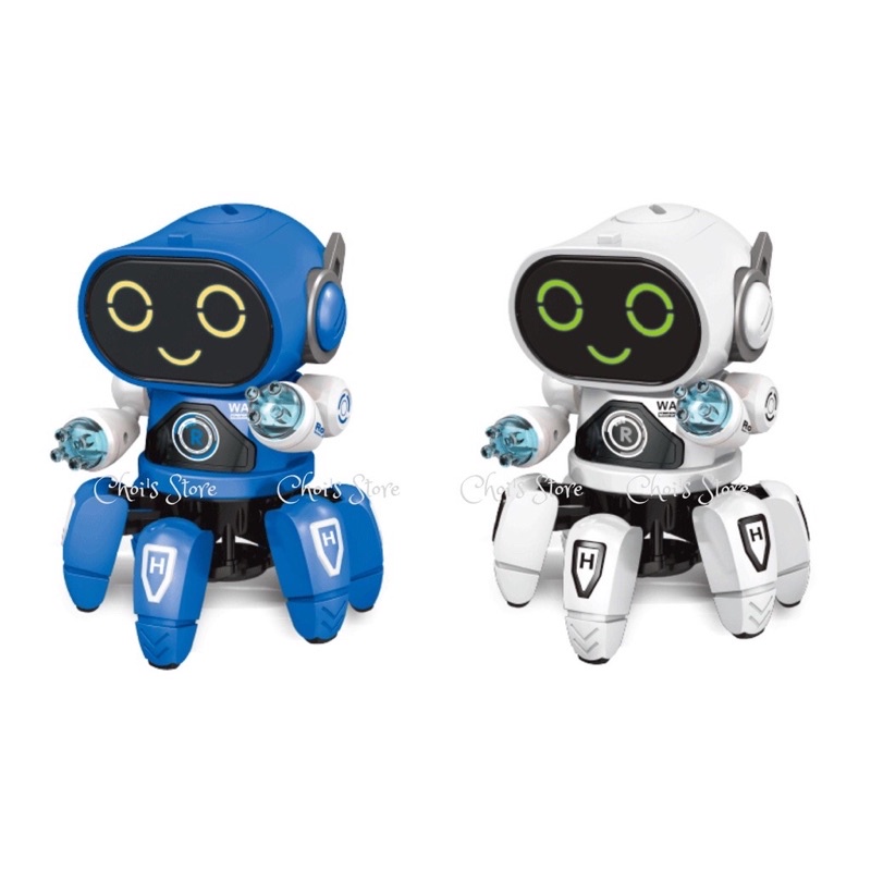 Đồ chơi Robot thông minh có nhạc nhảy múa, gắn đèn Led