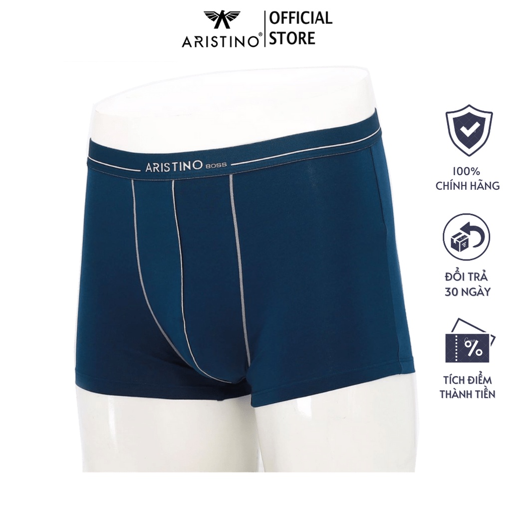 Quần lót nam ARISTINO dáng Boxer, vải cotton mềm mại, thấm hút, kháng khuẩn, khử mùi hiệu quả - ABX1615