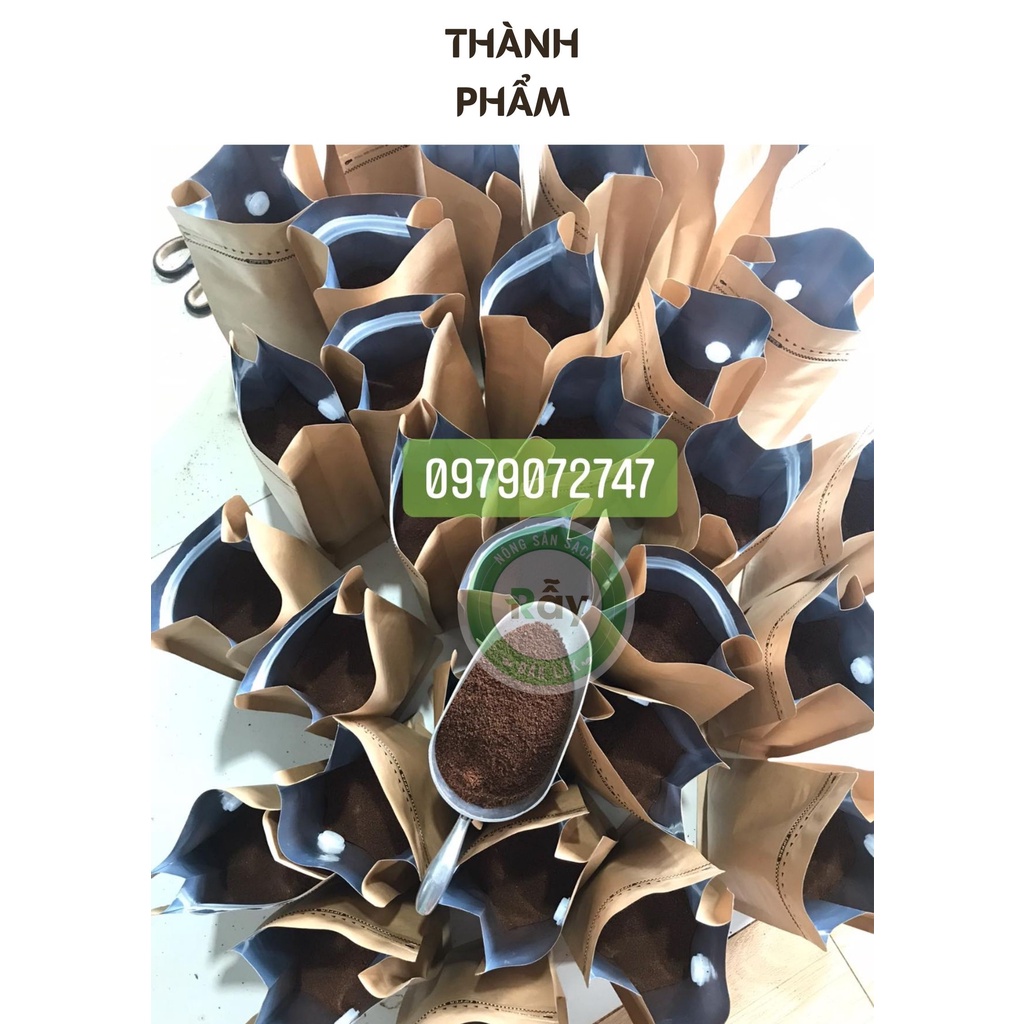 [500gram] Cà phê Robusta Rẫy cao cấp từ hạt cafe chín 100%, đặc sản chế biến ướt, hậu vị ngọt | BigBuy360 - bigbuy360.vn