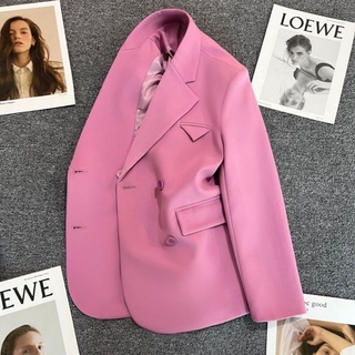 Áo Khoác blazer Màu Tím Hồng Tím Hàng Mới