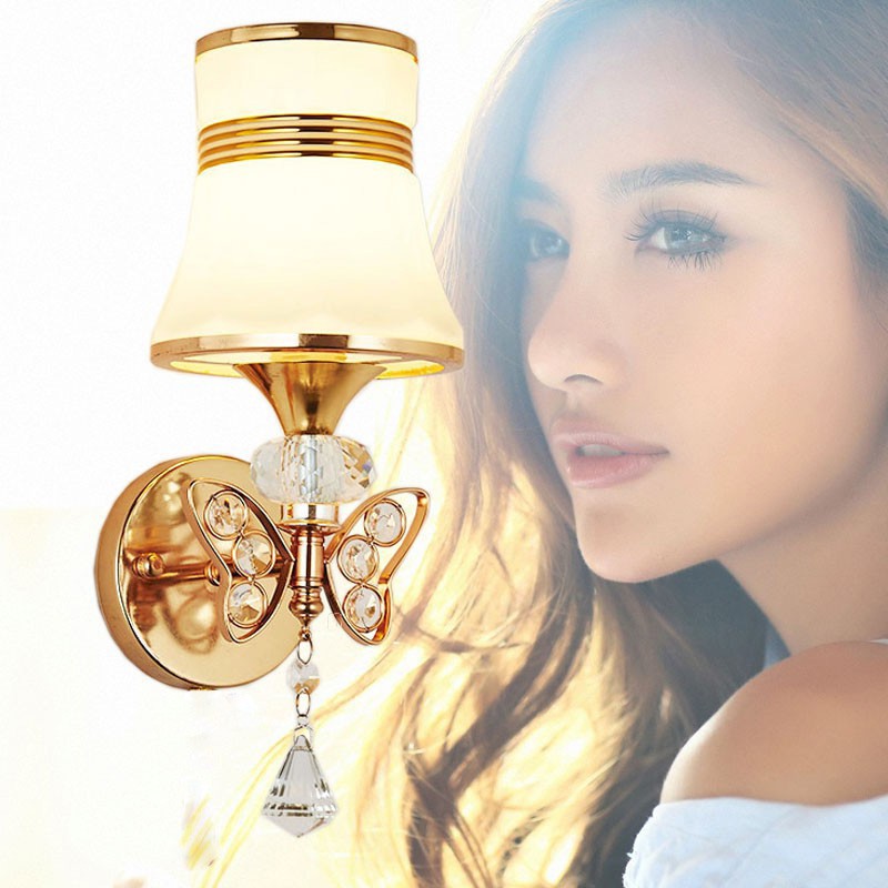 Đèn tường MONSKY led mâm hoa sừng hươu 3 chế độ ánh sáng