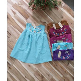 Đầm bé gái kate lụa thêu