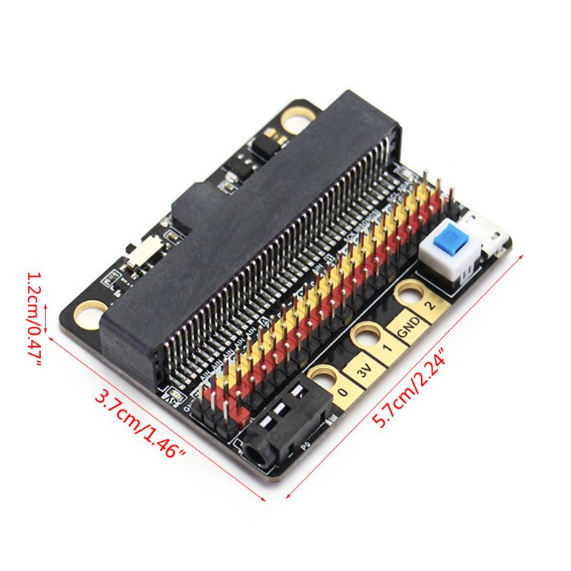 POOP IOBIT V2.0 Micro:bit Expansion Board Breakout Adapter Board Shield for BBC Micro: bit Development Module with Buzzer