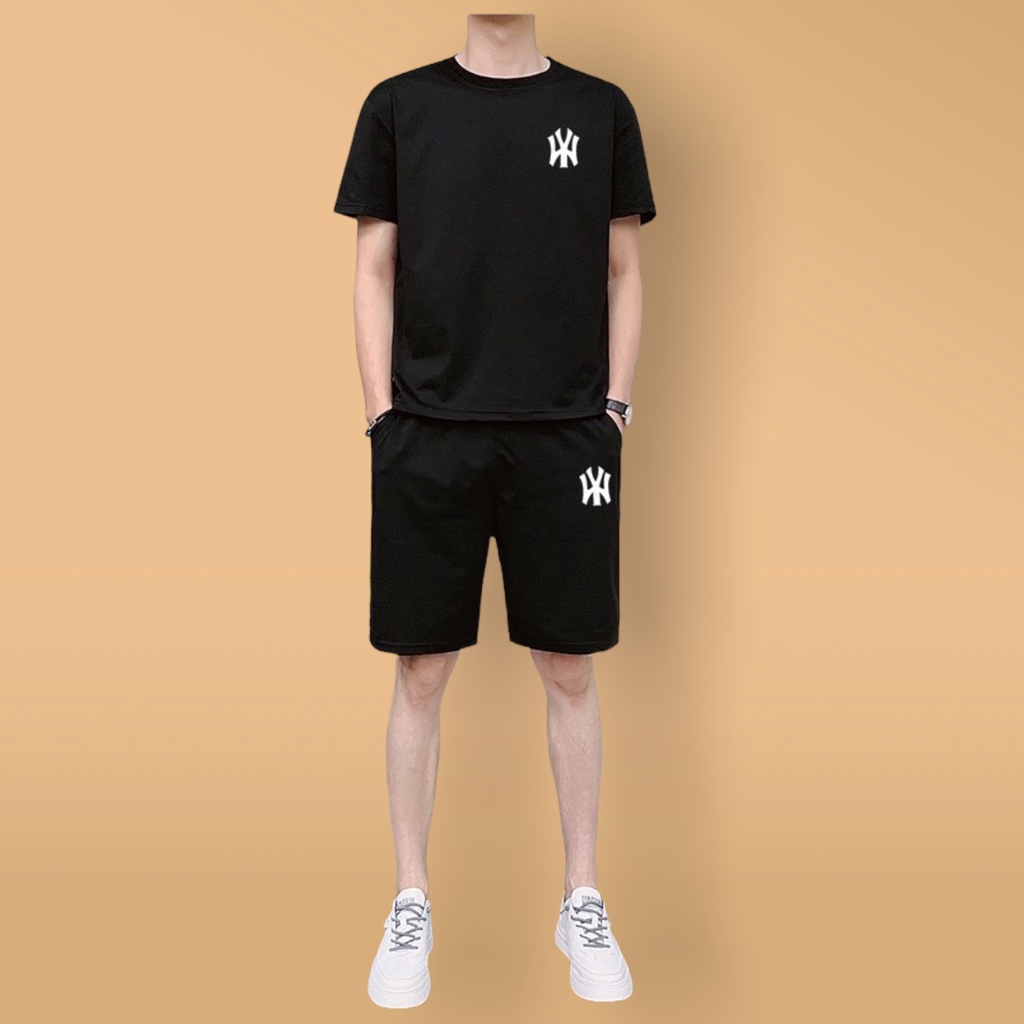 Đồ bộ nam  💖FREESHIP💖 mẫu thể thao nam in chữ N.y mẫu chất thun mềm mịn thoáng mát co dãn cực tốt thích hợp cho mùa hè