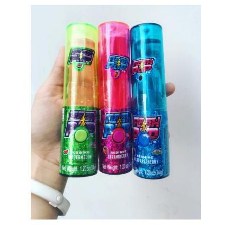 [New] Kẹo Son Flash Pop loại to 34g - Mỹ( có đèn phát sáng )