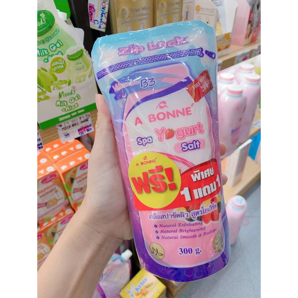 Muối tắm A Bonne Thái Lan có vòi 350g (sữa bò, yogurt trái cây, chanh) | BigBuy360 - bigbuy360.vn