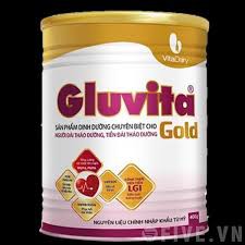 sữa bột gluvita gold 900gr (cho người tiểu đường)