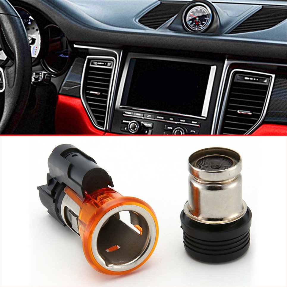 822754 Universal 12V Car Cigarette Lighter Housing Cig Durable Socket