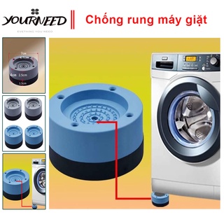 SET 4 Đế cao su lót chân máy giặt chống rung chống ồn hiệu quả, đế chống rung máy giặt silicon