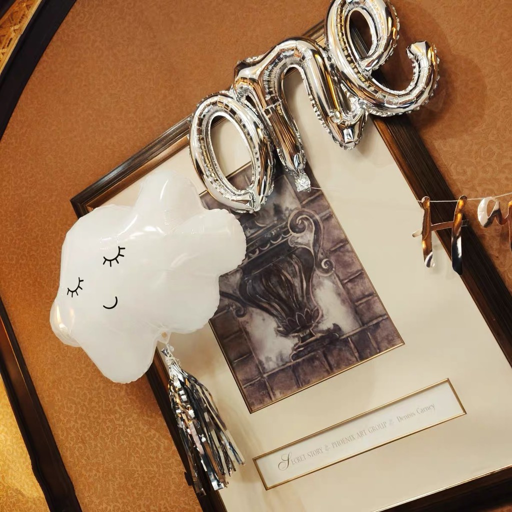 Bóng Chữ ONE Trang Trí Sinh Nhật, Thôi Nôi Xinh Xắn Size Lớn