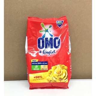 Bột giặt OMO COMFORT tinh dầu thơm nồng nàn vàng túi 720g